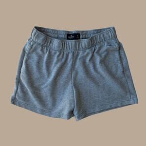 Gray Hollister Soft Sweat Shorts with Pockets, Medium